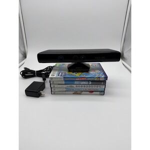 Microsoft Xbox 360 Kinect Sensor Model 1414 Bundle with 5 Games and Power Cord